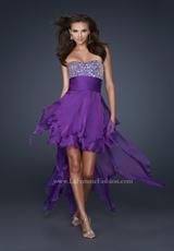 2012 La Femme Prom Dresses 17687.  Available in Cotton Candy Pink, Electric Purple, Light Lime, Peacock, Silver, Sky Blue, Watermelon, White